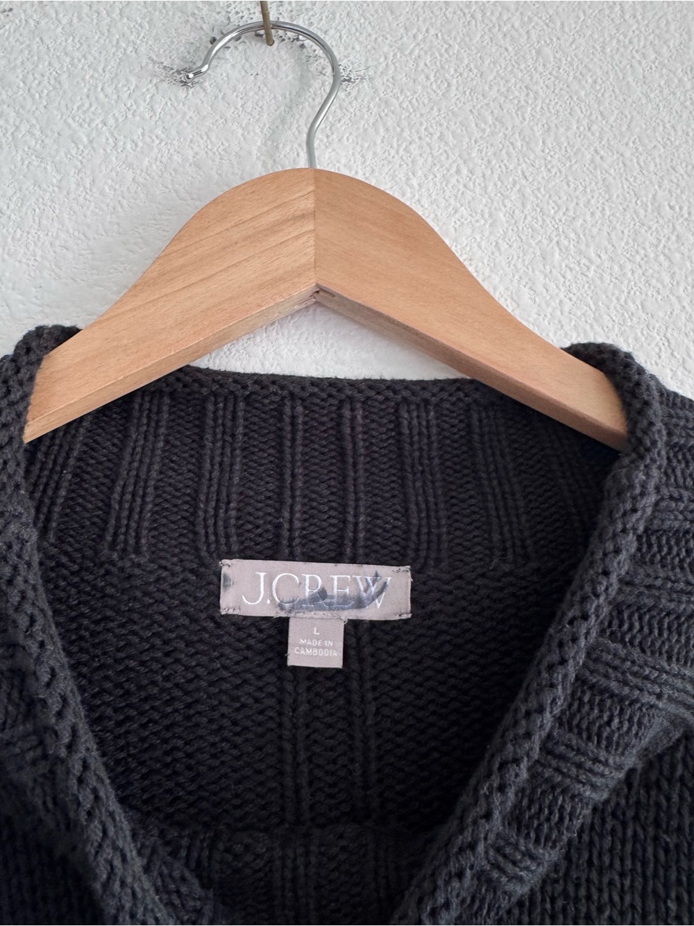 J Crew 2025 Rollneck Sweater In Black Size L - Picture 4 of 7